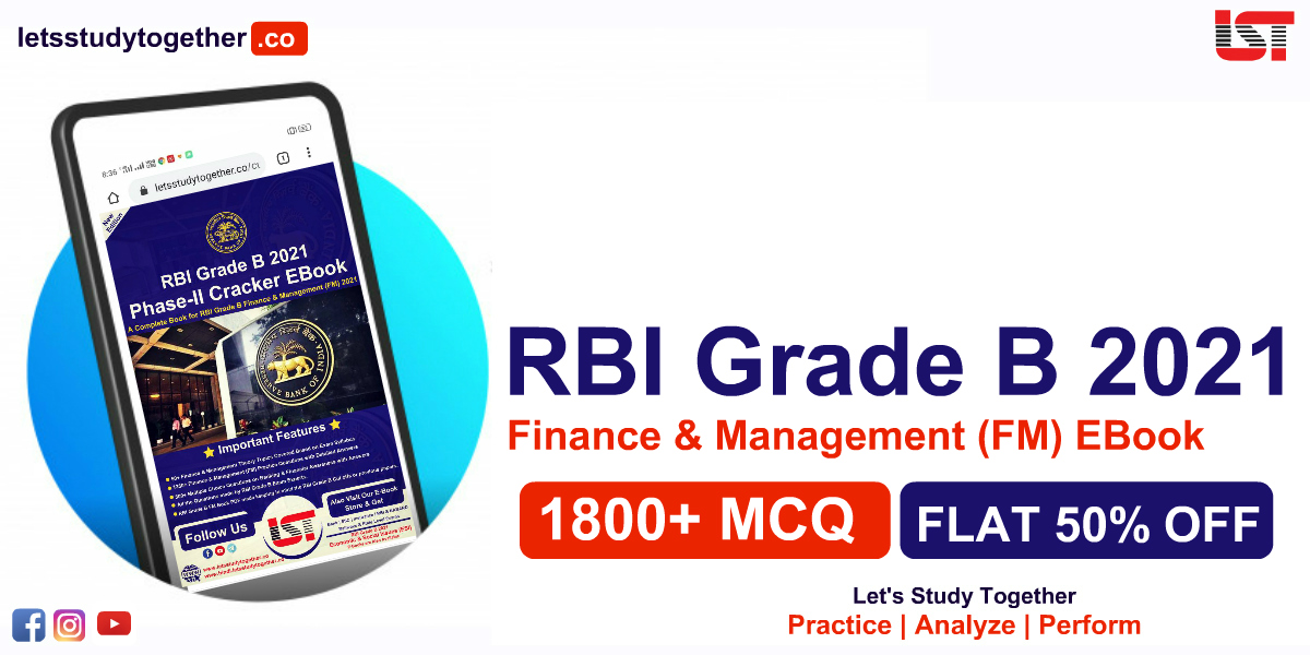 Finance & Management (FM) Book PDF for RBI Grade B Phase II 2021
