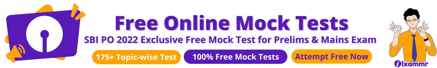 SBI PO Free Mock Test 2022